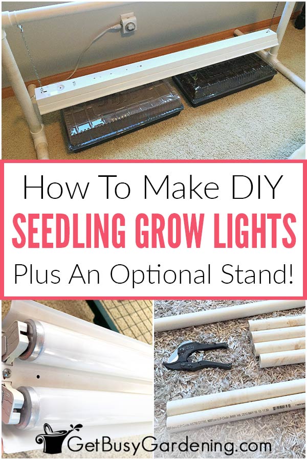  Como fazer luzes de cultivo DIY fáceis para mudas