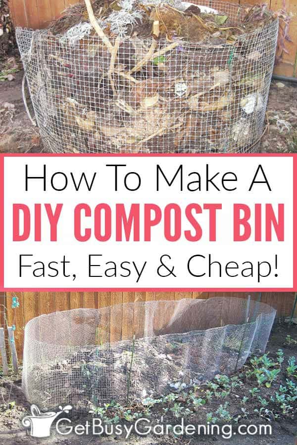  Cum să faci un coș de gunoi ieftin DIY Compost Bin