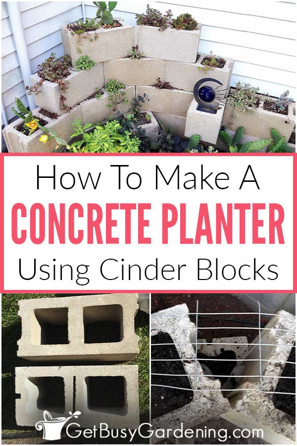  Si të bëni një mbjellës blloqe betoni - Udhëzuesi i plotë