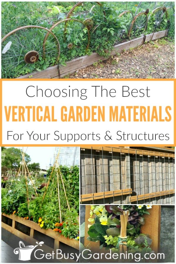  Kies materiale om te gebruik vir vertikale tuinmaak